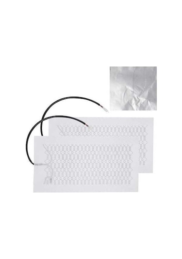 Besthome1 12v Karbon Fiber Araç Koltuk Isıtıcı Yastığı - 2'li Paket, Ayarlanabilir Sıcaklık, Kesilebilir Tasarım, Konforlu Yalı