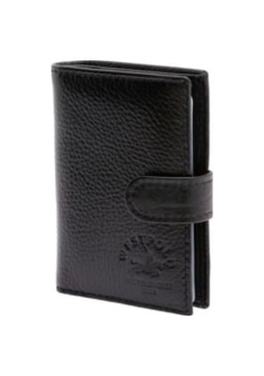 West Polo Clup Deri Seffaf Kart Gözlü Kartlık Cüzdan