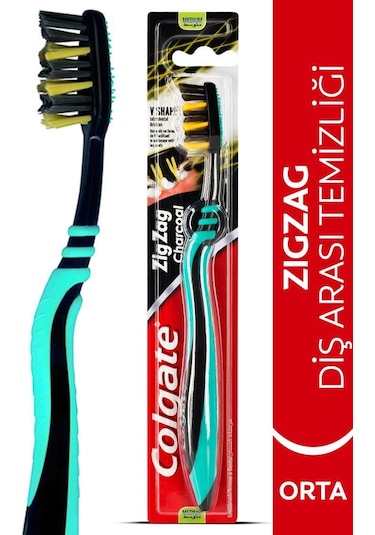 Colgate ZigZag Charcoal Diş Fırçası Medium