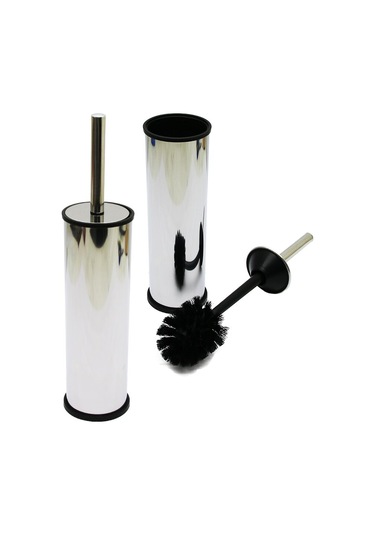 Mikro-1 Eko Metal Klozet Wc Fırça Seti Düz Kapak Go5060gok1333 Çok Renkli