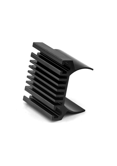 Youtek Trax4 Ve Trax4-m 1/18 Rc Zırhlı Araçlar İçin Bjm401 Modeli 180 Motor Soğutma Radyatörü Siyah - Alüminyum Alaşımlı Upgrade Parça