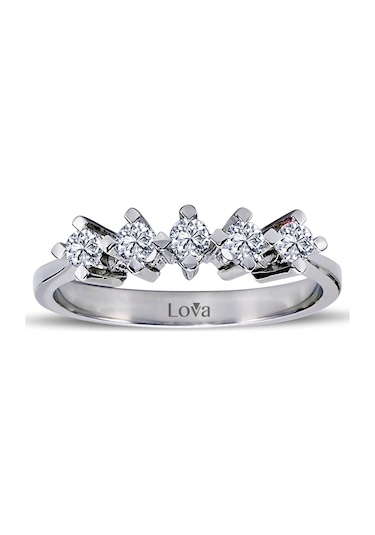 Lova G Renk 0,35 Karat Pırlanta Beştaş Yüzük - 1070064