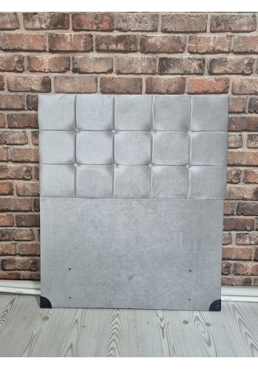 Emba Mobilya Lora Tek Kişilik Baza Başlığı Gri 100 CM