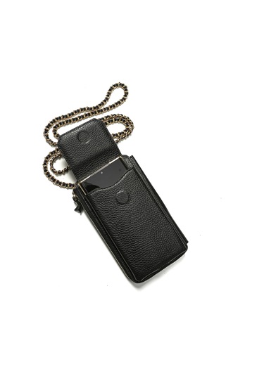 Black Cüzdan & Kartlık Kadın Diğer 2807 Roncato Flother Skın Wallet Telephone Card Holder Siyah