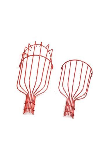 Homyl Meyve Toplama Sepeti Pratik Tutma Uzanma Aracı Kırmızı