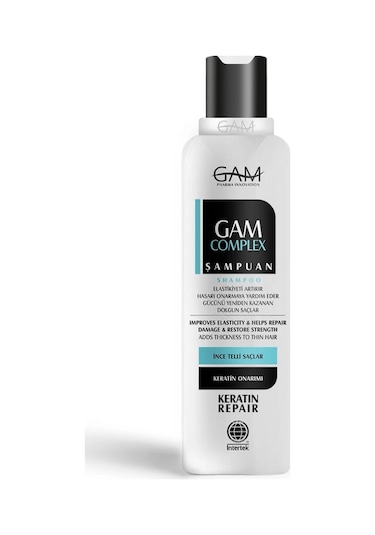 Gam Complex Elastikiyet  Keratin Onarıcı Bakım Şampuanı 275 ML