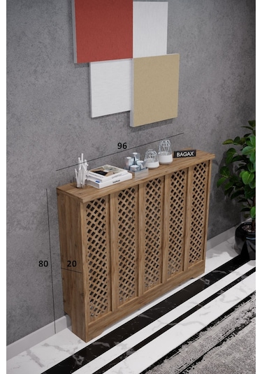 Perge Model Çam Renk 96 CM Petek Kaplama Dresuar Çok Renkli