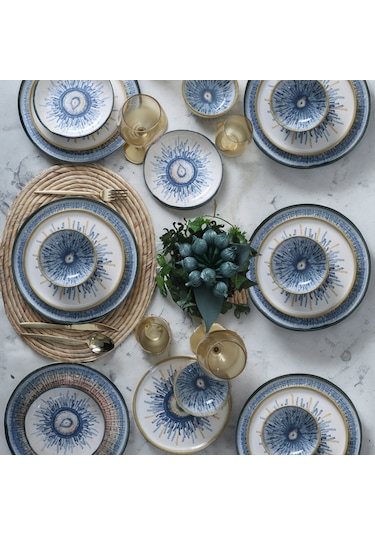 Keramika Hydra Yemek Takımı 24 Parça 6 Kişilik