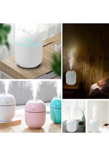Büro Ev Ofis Yazlık İçin Işıklı Kuru Hava Nemlendirir Aromaterapi Oda Aromaterapi Aparatı