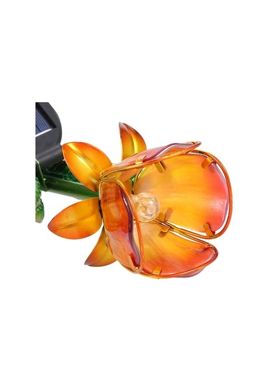 Ebitda Mor/sarı Güneş Enerjili Bahçe Lambası - Ip55 Koruma