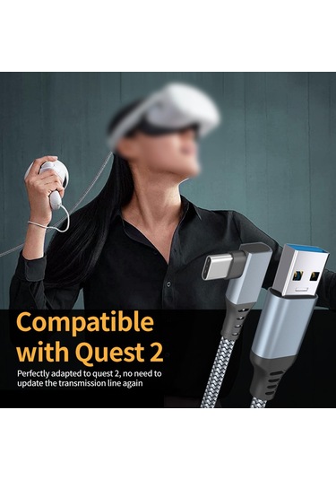 Reedark Vr Kablo 5gbps Yüksek Hızlı Veri Aktarımı, Vr Sanal Gerçeklik Başlığı Ve Pc Oyun Bağlantısı İçin Uyumlu