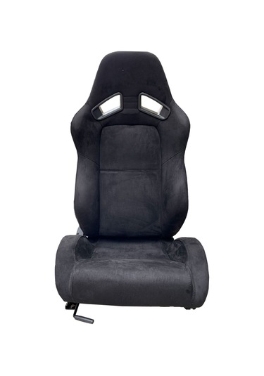 Spor Koltuk Alcantara Siyah Süet 1 Takım 2 Adet