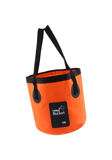 Homyl Açık Kamp Balıkçılık Için Katlanır 12l-portakal Portakal Turuncu