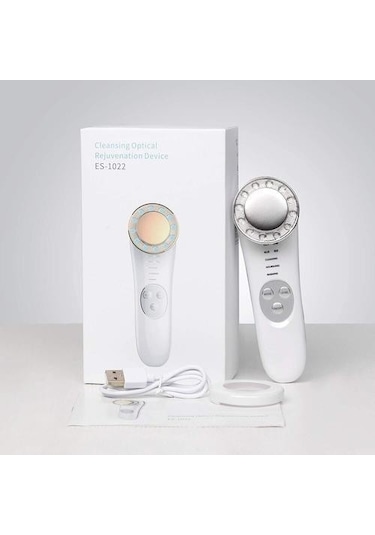 Yüz Masajı Gençleştirme Cihazı Kırışıklıkları Temizleme Ve Cilt Sıkılaştırma Cilt Bakım Araçları Kaldırma Masaj Makinesi Led Maskesi 8bpb4z Beyaz