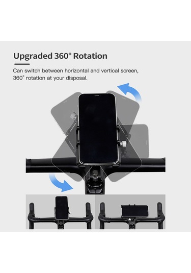 Gub Alüminyum Alaşımlı Bisiklet Telefonu Montaj Bisiklet Siyah