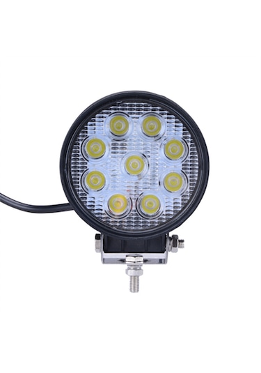 Sis Ve Çalışma Lambası Yuvarlak 9 Led 27w 12-24v Adet