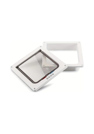 Willowhaven Beyaz, S Boy: Güvenli Ve Pratik Çift Yönlü Kedi Köpek Kapısı