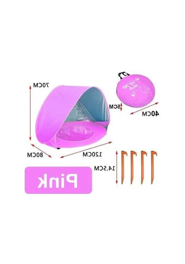 Tongxida Bebek Plaj Çadırı, Güneş Koruma, Pembe Pembe