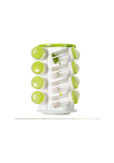 Sones 16 Adet / Set Baharat Kutuları Biber Tuz Şişesi Plastik Şişe Mutfak Baharat Kavanozu Biberlik Kutusu Baharat Rafı Seti Diğer