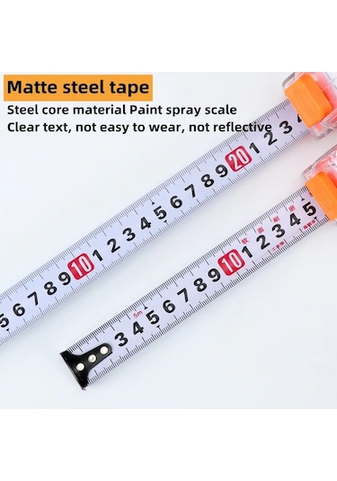 7.5 M X 25mm-3 5 7.5 10 M Taşınabilir Mezura Anti Düşme Aşınmaya Dayanıklı Mezura Su Geçirmez Mezura Metre Cetvel Çelik Mezura