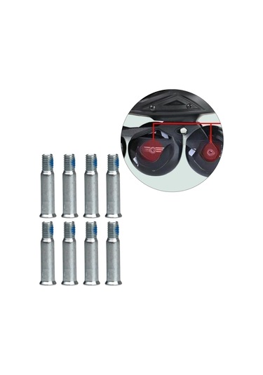 Homyl Sline Roller Skate Vidalı Diy Onarma Silindir 8pcs-36mm 8pcs 36mm Çok Renkli