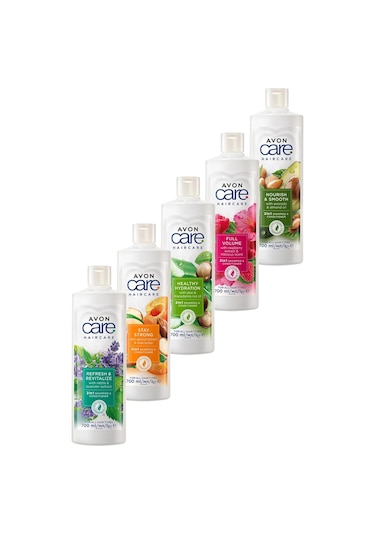 Avon Care Haircare 2'si 1 Arada Şampuan ve Saç Kremi Bakım Seti 5 x 700 ML