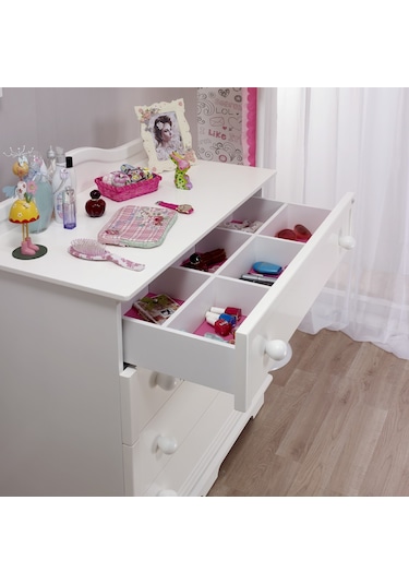 Meltem Kids Classy Beyaz Genç Odası Şifonyer