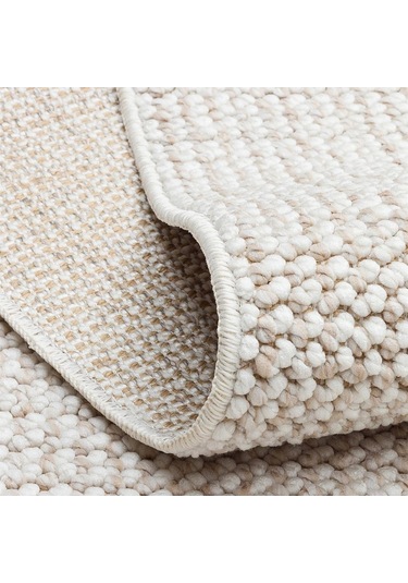 Eko Halı Motto Mot Plain Beige İskandinav Halı Bej