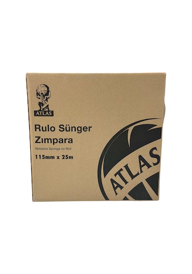 Norton Atlas Sünger Zımpara 115mm X 25m Yüksek Performanslı Zımpara Rulosu