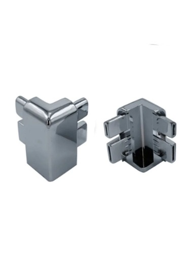 Duşakabin Köşe Takozu 2 Adet Krom