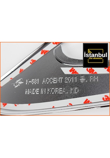 Accent Blue Arka Stop Krom Takımı