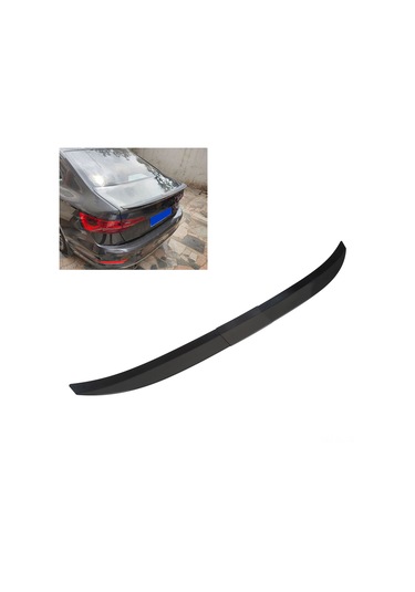 Lemestar Üniversal Araç Spoyler Kanadı 116-132cm, Abs Malzeme, Hız Stabilitesi Artırıcı, Parlak Siyah, Kolay Kurulum 3 Parça Seti