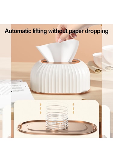 Açık Yeşil-doku Tutucu Yüksek Kaliteli Çizgili Tuvalet Kağıdı Kutusu Oturma Odası Yat Odası Ofis Masaüstü Yemek Peçetelik 46917247