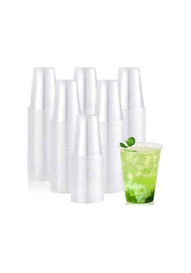 Plastik Bardak Otomat Bardağı 180cc 3000 Adetli 1 Koli Şeffaf