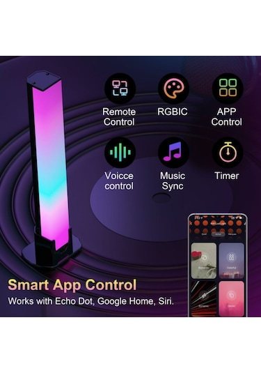 Sones Sal002 Por Uzaktan Kumanda Usb Rgb Atmosfer Işığı Ses Kontrol Işığı