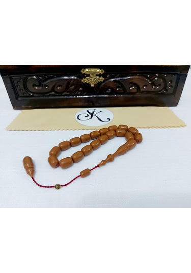 Soma Tesbih Serkan Kaya Kapsül Kesim Kahvrngi Katalin Maskot Tesbih 9x12.5