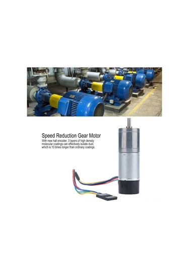 Aubyhe 25ga Dc Dişli Motor, Çinko Alaşımlı, Toz Proof, 620 Devir/ Dakika, Dıy Robot Modelleri İçin Dayanıklı Ve Sabit