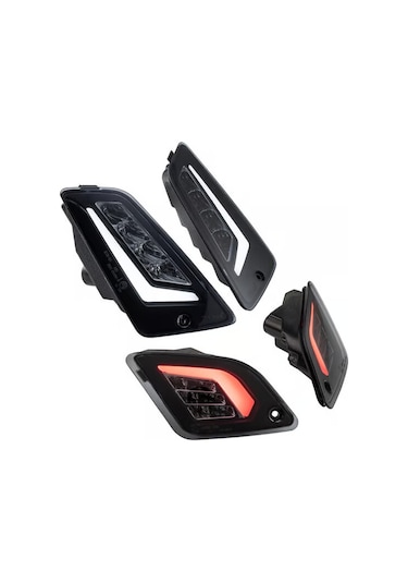 Vespa Gts-gtv Sinyal Takımı Füme Cam 2014-2022 / Zelıonı