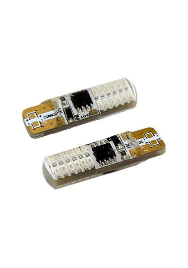 Space Led Ampul T10-12Smd Çakarlı Mavi 2'Li Set 12V / Laam630-1