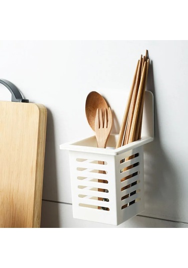 Xiyyadms Duvardan Monte Mutfak Eşya Askısı - Çok Amaçlı, Hızlı Kuruma, Deliksiz Montaj Beyaz