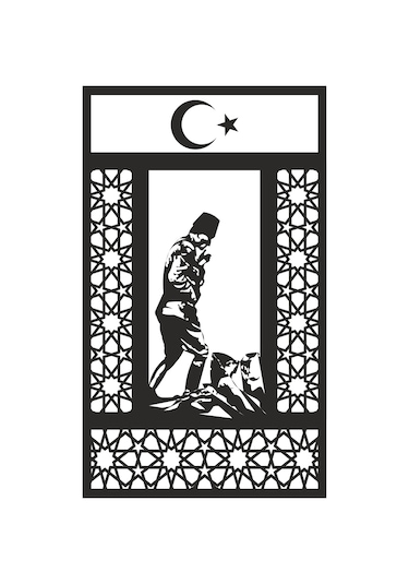 Atatürk Portresi Duvar Tablosu