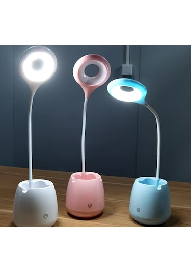 Larimar Halka Led Usb Şarjlı Masa Lambası - 9040604189269lmr Çok Renkli