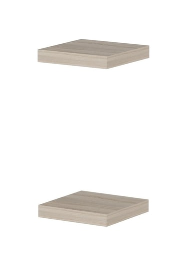 Minarmobilya Minar Gizli Tutuculu 2'Li Duvar Rafı 23 Cm - Sonomo