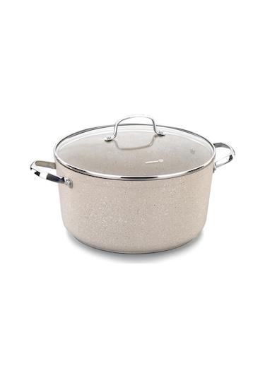Korkmaz A1262 Granita Tencere 28X14,5 cm Krem