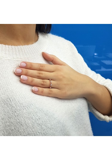 Lova Pırlanta Kalp Yüzük - 1010256