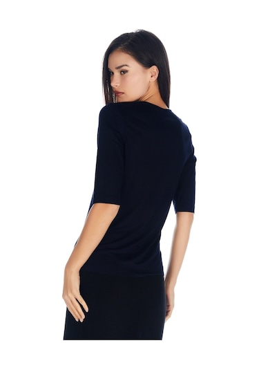 ekazak Kadın Lale/tulip Viskoz-lycra T-shirt Bluz 001