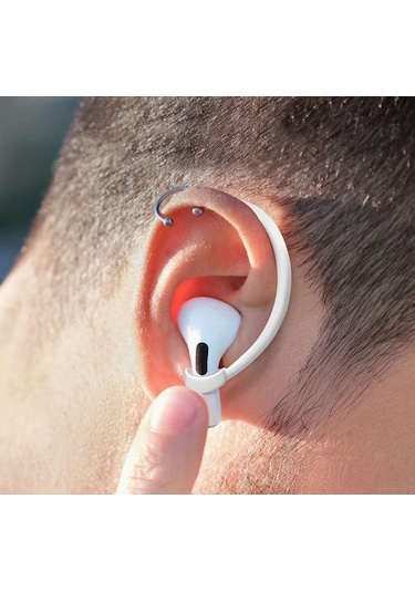 Airpod Kancalı Silikon Spor Kulaklık Tutucu