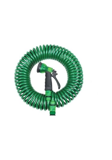 30 Metre Spiral Hortum + 4 Fonksiyonlu Özel Sulama Tabancası 4741