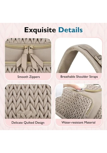 Büyük Kapasiteli Anne Çantası Hafif Moda Arabası Asılı Çanta Gri