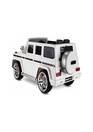 Babyhope 439 Akülü Jeep Araba Sedef Beyaz